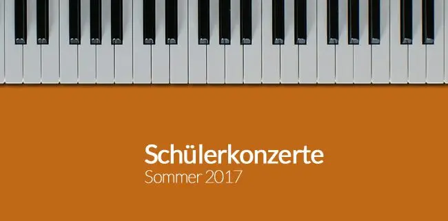 Sommerkonzerte 2017