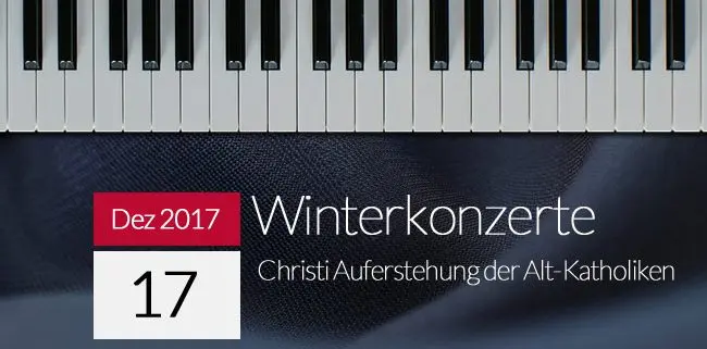 Winterkonzerte 2017