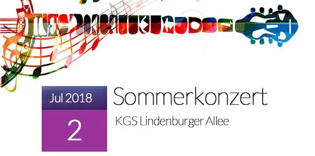 Sommerkonzert 2018 in der KGS Lindenburger Allee