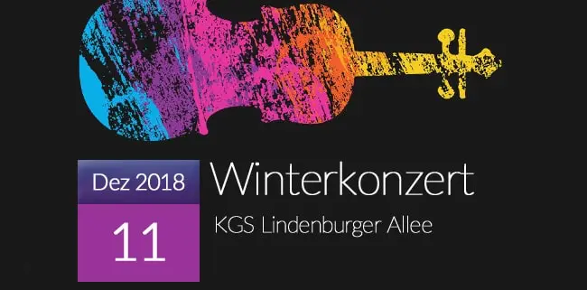 Winterkonzert 2018 in der KGS Lindenburger Allee