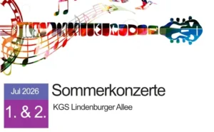 Sommerkonzerte 2026 in der KGS Lindenburger Allee