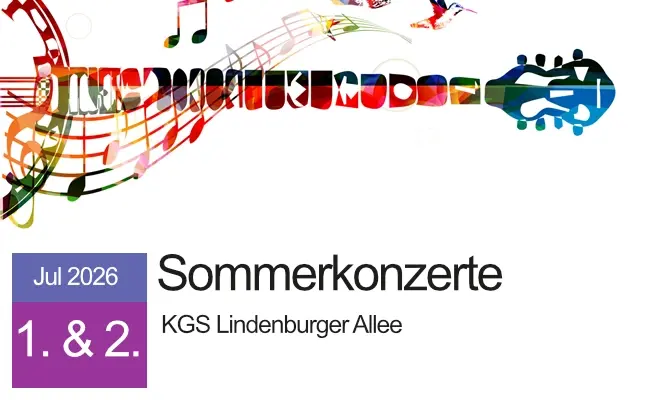 Sommerkonzert 2026 in der KGS Lindenburger Allee Sommerkonzert 2026 in der KGS Lindenburger Allee